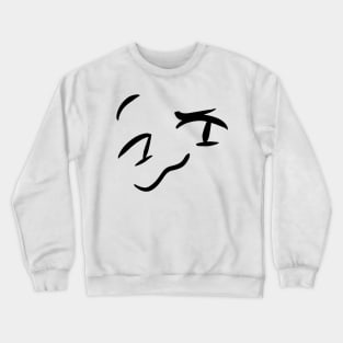 A Face Crewneck Sweatshirt